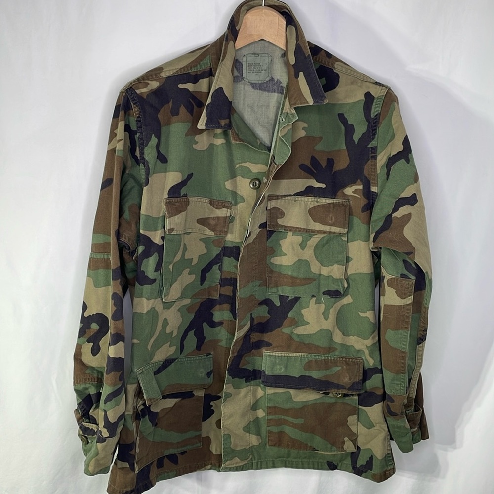 Authentic military camo jacket